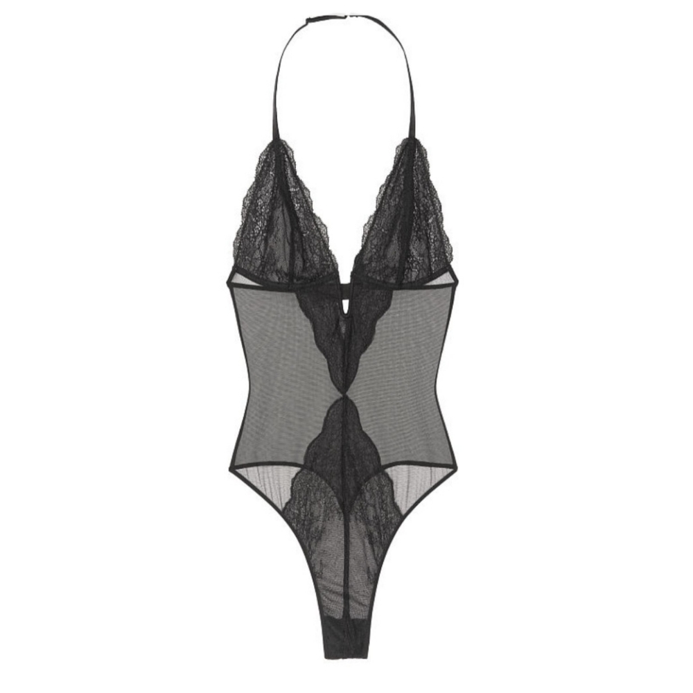 NWT V WIRE BLACK TEDDY SIZE VARIES